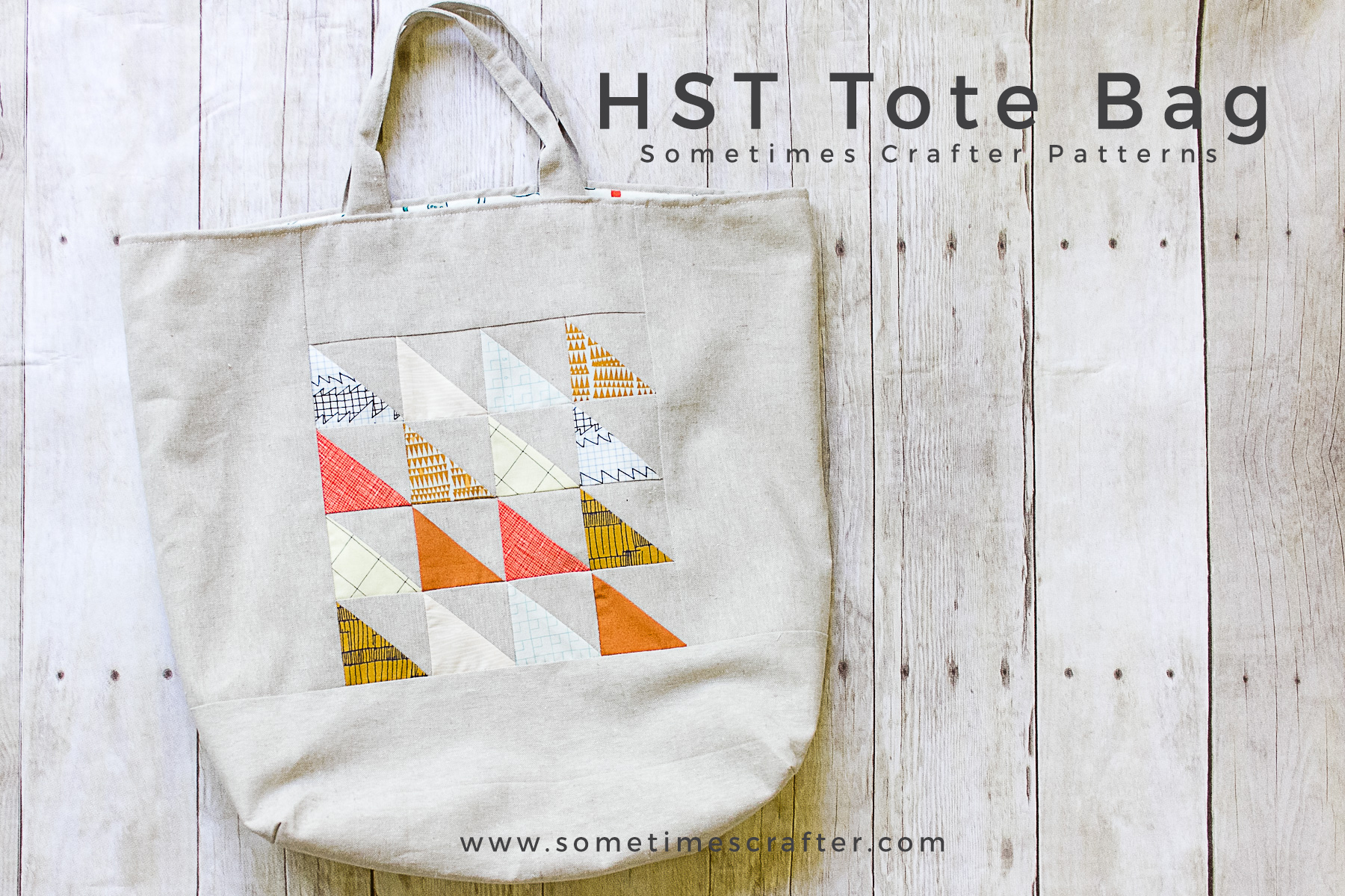 Sometimes Crafter // HST Tote Bag Pattern