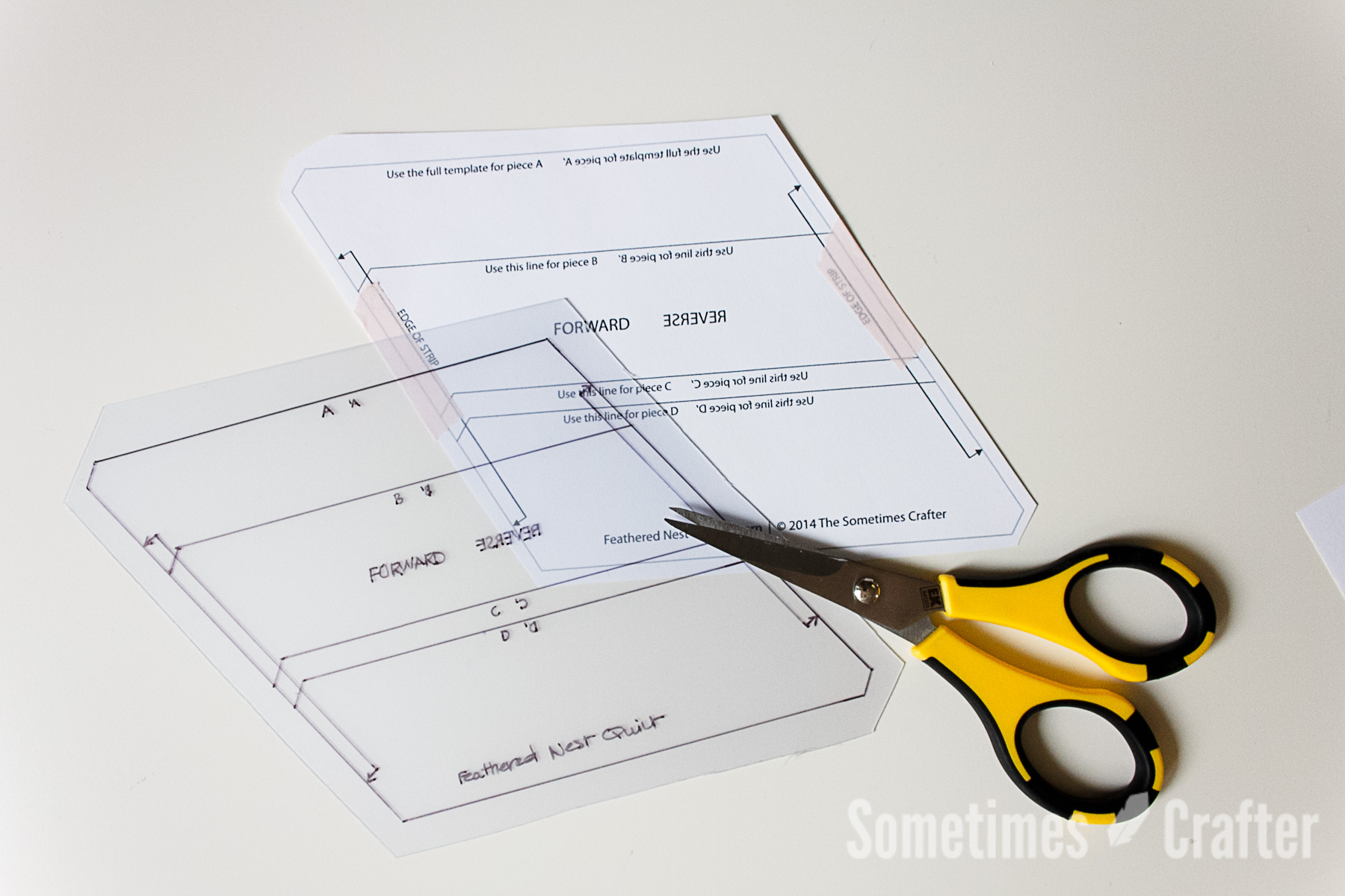 Plastic Quilting Template 