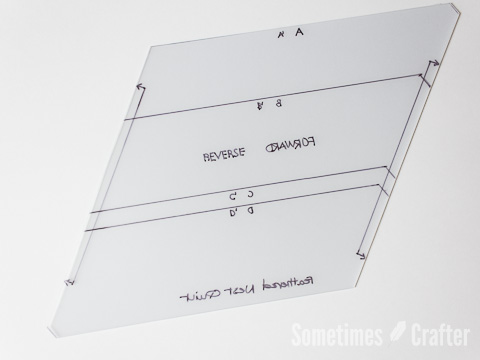 DIY Quilters Template Plastic 