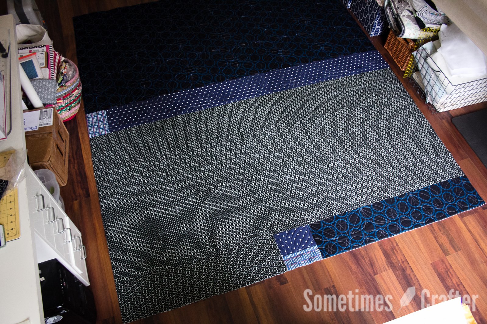 Sometimes Crafter Quilting // Melissa Everett's January Quilt