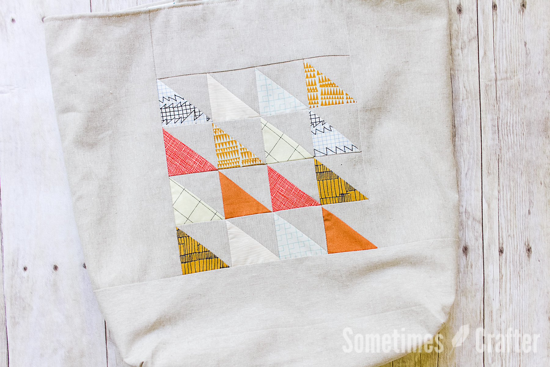 Sometimes Crafter // HST Tote Bag Pattern